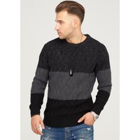 behype Strickpullover "DAVAY", im Colour-Block-Stil von Behype