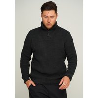 behype Strickpullover "MKZIP78", mit praktischer Reißverschlussleiste von Behype