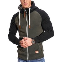behype Sweatjacke "RAGLAN", mit Raglan-Ärmeln von Behype