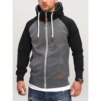 behype Sweatjacke "RAGLAN", mit Raglan-Ärmeln von Behype