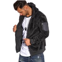 behype Sweatjacke "Teddy-Zip" von Behype