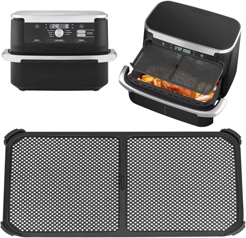 Heißluftfritteuse Spritzschutz für Ninja Foodi Flexdrawer 10.4 L AF500EU,Wiederverwendbarer Silikon-Spritzschutz AirFryer-Zubehör,Effektiver Fettspritzschutz für Heizspirale und Lüfter von BeiLan