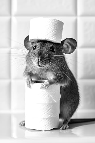BeiYiHo Bilder Badezimmer Tiere Schwarz Weiß Poster Lustige Tiere Bild Toilette Tier Witzige Bilder für Gäste WC Wandbild Deko Kunstdruck Bad Leinwand Modern BeiYiHo Bilder Badezimmer Tiere Schwarz Weiß Poster Lustige Tiere Bild Toilette Tier Witzige Bilder für Gäste WC Wandbild Deko Kunstdruck Bad Leinwand Modern von BeiYiHo
