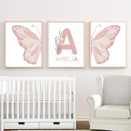 Bilder Babyzimmer Mädchen Rosa Poster Bild mit Namen Kinderzimmer Wandbilder Kinder Mädchen Leinwand Wand Deko Baby Zimmer Kunstdruck Poster Bilder Babyzimmer Mädchen Rosa Poster Bild mit Namen Kinderzimmer Wandbilder Kinder Mädchen Leinwand Wand Deko Baby Zimmer Kunstdruck Poster von BeiYiHo