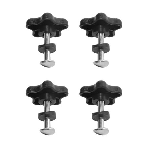 4er-Pack Griffknauf- und Schraubenschrauben-Set für Toro – Ersatz für 92–2260, 106–4161, 107–3844, 117–5976, passend für Toro Rasenmäher, Schneefräsen (inkl. Knauf, Unterlegscheibe und Schrauben) von Beienz
