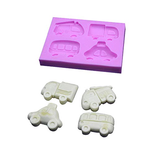 Beiersi Auto Silikon Form Fondant Marzipan Tortendeko Ausstecher Seife Backen Mould Dekoration Werkzeug von Beiersi