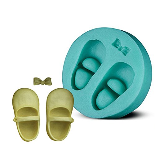 Beiersi Baby Schuhe Silikon Form für Fondant Marzipan Tortendeko Ausstecher Seife Dekoration Werkzeug (Stil 5) von Beiersi