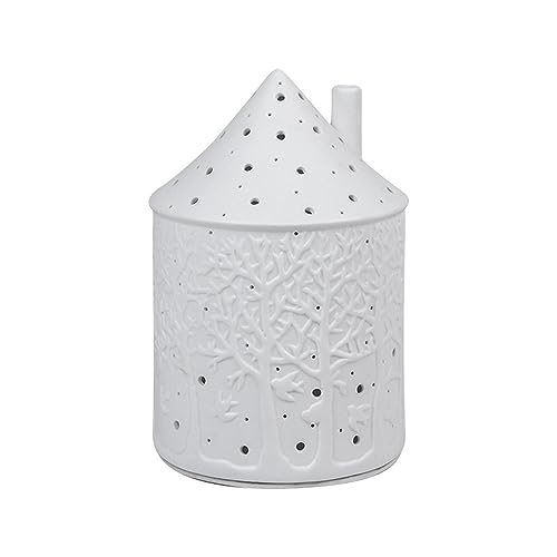 Beihaoer Keramik Haus Kerzenbrenner Winddicht Teelichthalter Laterne Heimdekoration von Beihaoer