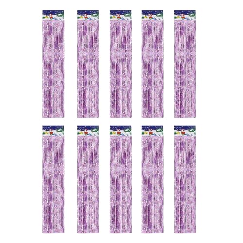 10 Stück Weihnachtsfransen-Girlanden, schimmerndes Lametta-Bordüre, für Weihnachtsbaum, Tür, Fenster, Dekoration, stabile PET-Materialien, Weihnachtsquasten, Girlanden, glitzernd 10 Stück Weihnachtsfransen-Girlanden, schimmerndes Lametta-Bordüre, für Weihnachtsbaum, Tür, Fenster, Dekoration, stabile PET-Materialien, Weihnachtsquasten, Girlanden, glitzernd von Beimus