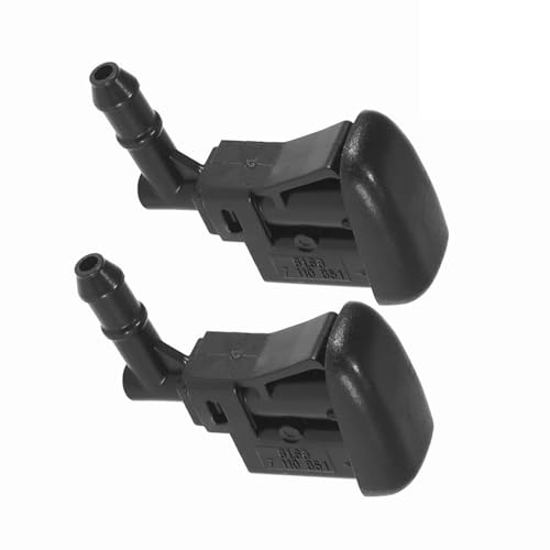 Automotive Winzige Nebel-Windschutzscheibendüse, verstellbare Winkel, erosionsbeständig, 61667056732, für Auto E46 320i, langlebige Windschutzscheiben-Reinigungsdüse von Beimus