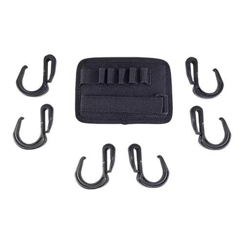 Beimus 4/6 abnehmbare Haken für Schirmstangen, stabile Nylon-Aufhängelösung, Strandtuchaufhänger von Beimus