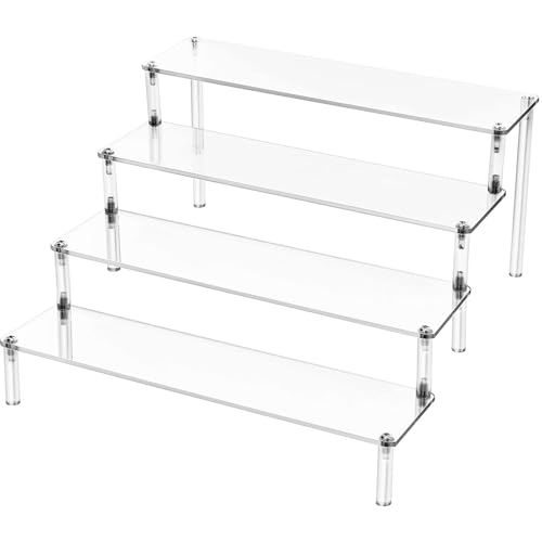 Beimus Acryl-Regal für die Organisation von Cupcakes, Parfums, Schmuck, Sammlerstücken, Aufbewahrungsregal mit verstärkten Stangen, Acryl-Sammelregal Beimus Acryl-Regal für die Organisation von Cupcakes, Parfums, Schmuck, Sammlerstücken, Aufbewahrungsregal mit verstärkten Stangen, Acryl-Sammelregal von Beimus