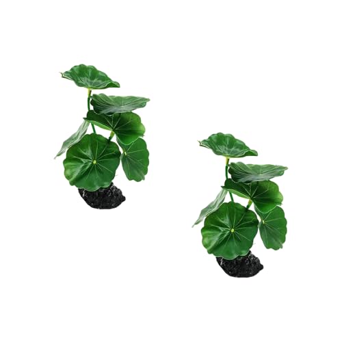 Beimus Aquarium Landschaft Blatt Modell Aquarien Dekorationen Kunst Terrarium Lebensraum Ornamente Aquarium Landschaft von Beimus