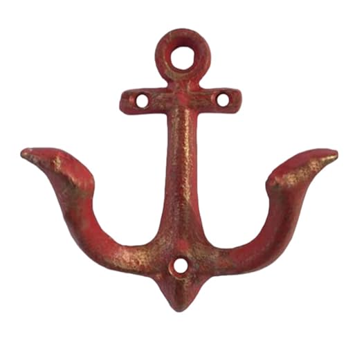 Beimus Bucolic Wandhaken aus Eisen in Anker-Form, für Küstendekoration, robuste Eingangshänger, Zuhause, Organisation, Retro-Schiffanker, Dekorationen Beimus Bucolic Wandhaken aus Eisen in Anker-Form, für Küstendekoration, robuste Eingangshänger, Zuhause, Organisation, Retro-Schiffanker, Dekorationen von Beimus