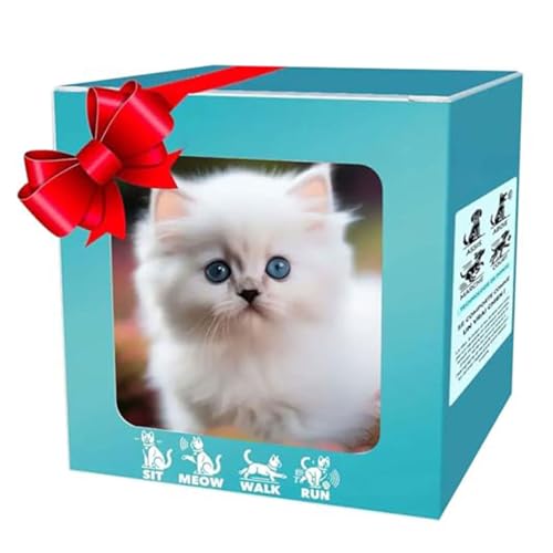 Beimus Interaktion Roboterplüschkatzen Spielzeug Mit Intelligenzsensoren Und Traktionsseil Für Babykriechen Lernen Schöne Komfort Roboterkatzen Plüsch von Beimus