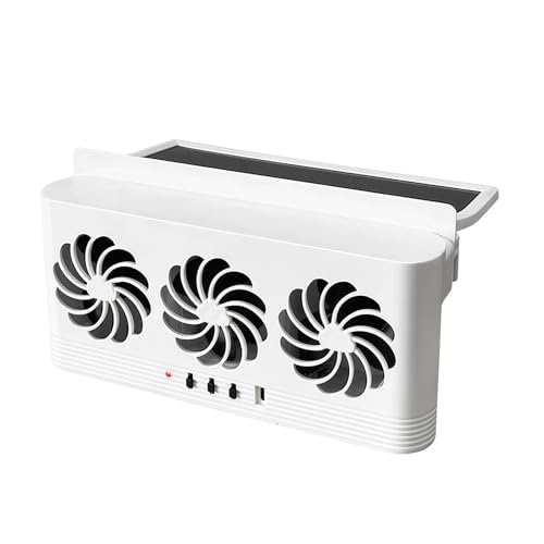 Beimus USB wiederaufladbar/Solar Auto Ventilator Dreifache Kühlleistung 180° Weitwinkel Designs Luftzirkulation Ventilator Auto Ventilator Beimus USB wiederaufladbar/Solar Auto Ventilator Dreifache Kühlleistung 180° Weitwinkel Designs Luftzirkulation Ventilator Auto Ventilator von Beimus