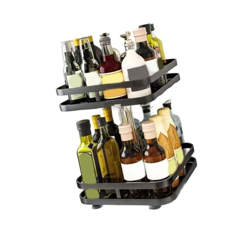 Beimus Um 360 Grad drehbarer Küchen-Arbeitsplatten-Organizer, verstellbare Ebenen, Regal für Badezimmer, Kosmetik, drehbarer Küchen-Arbeitsplatten-Organizer Beimus Um 360 Grad drehbarer Küchen-Arbeitsplatten-Organizer, verstellbare Ebenen, Regal für Badezimmer, Kosmetik, drehbarer Küchen-Arbeitsplatten-Organizer von Beimus