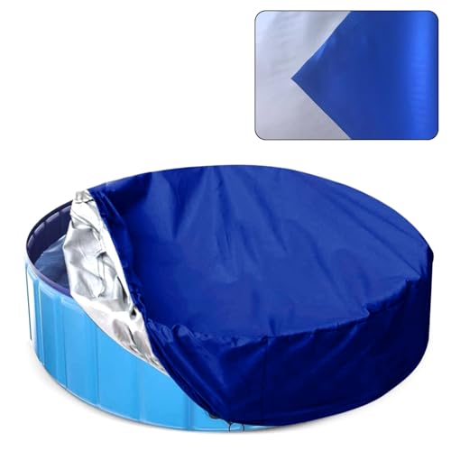 Robuste, runde Poolabdeckung, 3,6 m, strapazierfähig, wasserdicht, runde Abdeckung für Boden, winddichtes Seil, staubdichter Poolschutz von Beimus