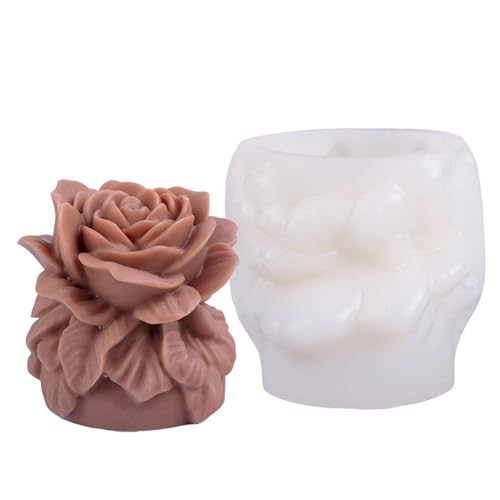 Rosenformen aus Silikon und Epoxidharz sind geeignet für die Herstellung von handgefertigten Seifendiffusoren, Blumen, Silikon-Epoxidharz für Heimdekoration von Beimus
