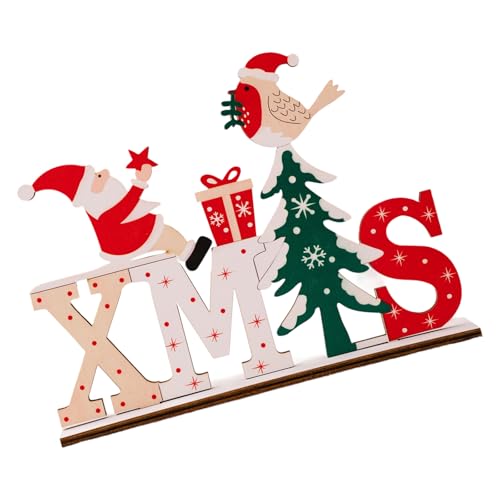 Weihnachtliche Alphabete aus Naturholz, handgefertigt, Urlaubsdekoration für Wohnzimmer, Schreibtisch oder Regal, Dekoration, stabiler Holzsockel, Urlaubsdekoration Weihnachtliche Alphabete aus Naturholz, handgefertigt, Urlaubsdekoration für Wohnzimmer, Schreibtisch oder Regal, Dekoration, stabiler Holzsockel, Urlaubsdekoration von Beimus