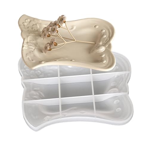 Wiederverwendbare Silikonform Für Ovale/runde/quadratische Dekorationsschalen Geprägter Schmuckstücke Displayform Form Silikonschalenform Für Harzhandwerk Wiederverwendbare Silikonform Für Ovale/runde/quadratische Dekorationsschalen Geprägter Schmuckstücke Displayform Form Silikonschalenform Für Harzhandwerk von Beimus