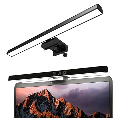 BeisDirect Computer Monitor Lampe, Asymmetrische Computer Bildschirm Clip Licht Schlafsaal Augenschutz Desktop Lampe Computer Monitor Lampe Laptop Monitor Bildschirm Hängelampe für Home Office (50CM) von BeisDirect