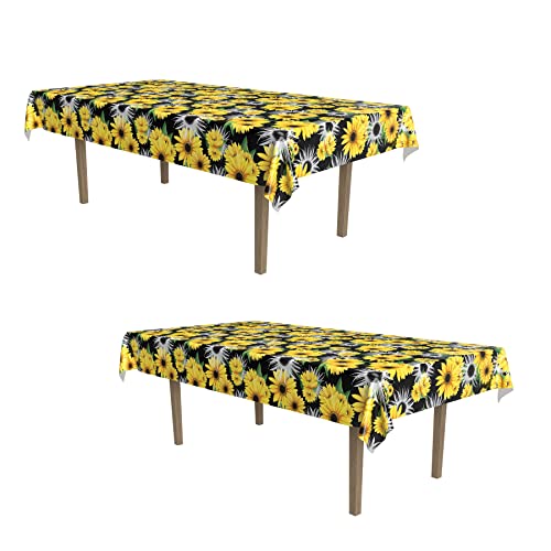 Sonnenblumen-Tischdecke, 2 Stück von Beistle