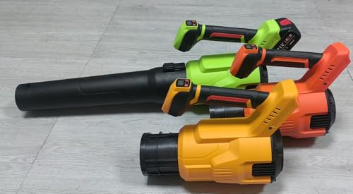 Beisty Akku-Laubbläser 20V - Kabelloser Leistungsstarker Elektrischer Laubbläser mit 2 Akkus & Ladegerät [bürstenloser Motor] Ideal für Gartenarbeit, Hof, Garage, Laub, Staub, Schnee & Tierhaare von Beisty