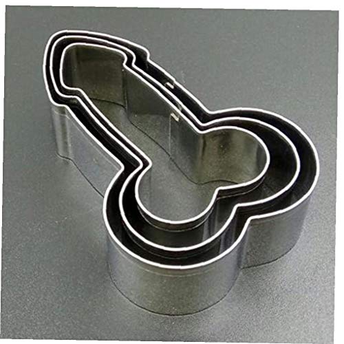3pcs Adult Sexy Penis Ausstechformenset Biskuit-Form-Fondant-Kuchen Cutter Küchen-Backen-Werkzeug verziert Geburtstags-Party von Beito