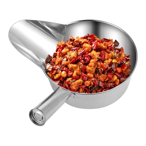 Beiykhera Frittier-Schöpfer,Edelstahl Fritteuse Schaufel für Küche - Speisezubereitung Entenschnabel Rührwerk für,Wohnmobil Speisesaal Catering LKW Restaurant Kino Beiykhera Frittier-Schöpfer,Edelstahl Fritteuse Schaufel für Küche - Speisezubereitung Entenschnabel Rührwerk für,Wohnmobil Speisesaal Catering LKW Restaurant Kino von Beiykhera