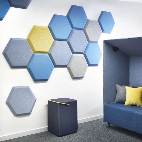 Bejot Silent Block SBW H20 Akustik Wandpaneel Hexagon konfigurierbar von Bejot