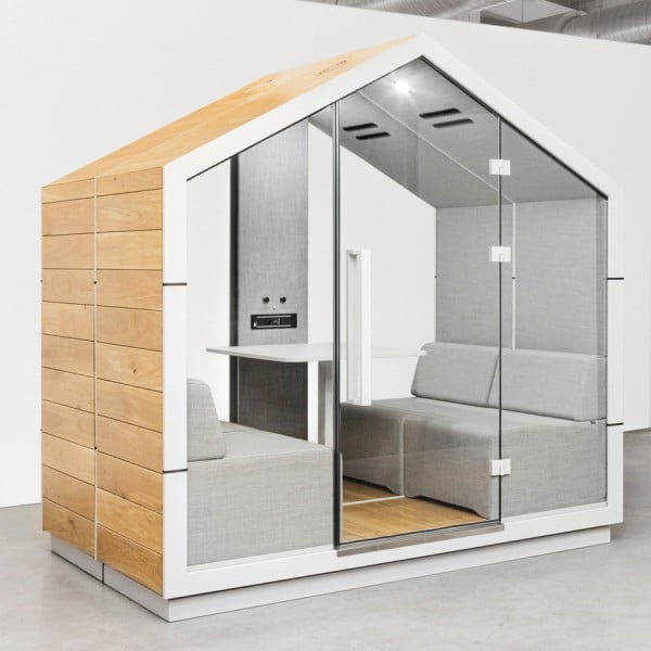 Bejot Treehouse Wood TH4W | Office Cube für 4 Personen | Konfigurator Bejot Treehouse Wood TH4W | Office Cube für 4 Personen | Konfigurator von Bejot