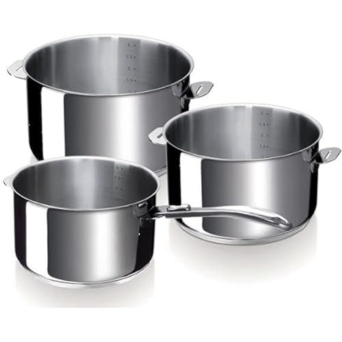 Beka 12326974 Stielkasserollenset mit Abnehmbarer Stiel 16-20 cm, 3-teilig Beka 12326974 Stielkasserollenset mit Abnehmbarer Stiel 16-20 cm, 3-teilig von Beka
