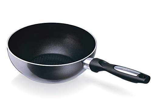 Beka 13078204 Pro Induc Anthrazit Mini Wok Pfanne, Aluminium beschichtet innen, 20 cm von Beka