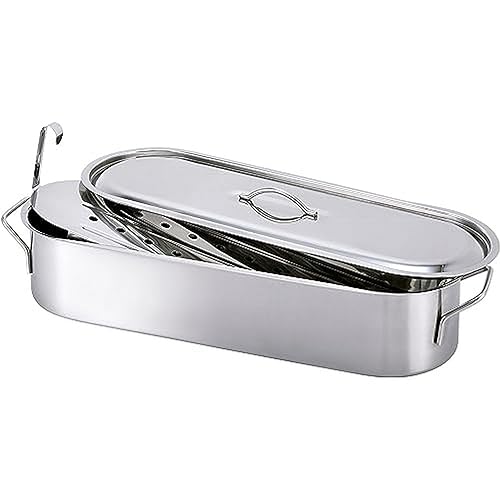 Beka 14700024 Edelstahl-Fischbräter mit Einsatz, 50 cm von Beka