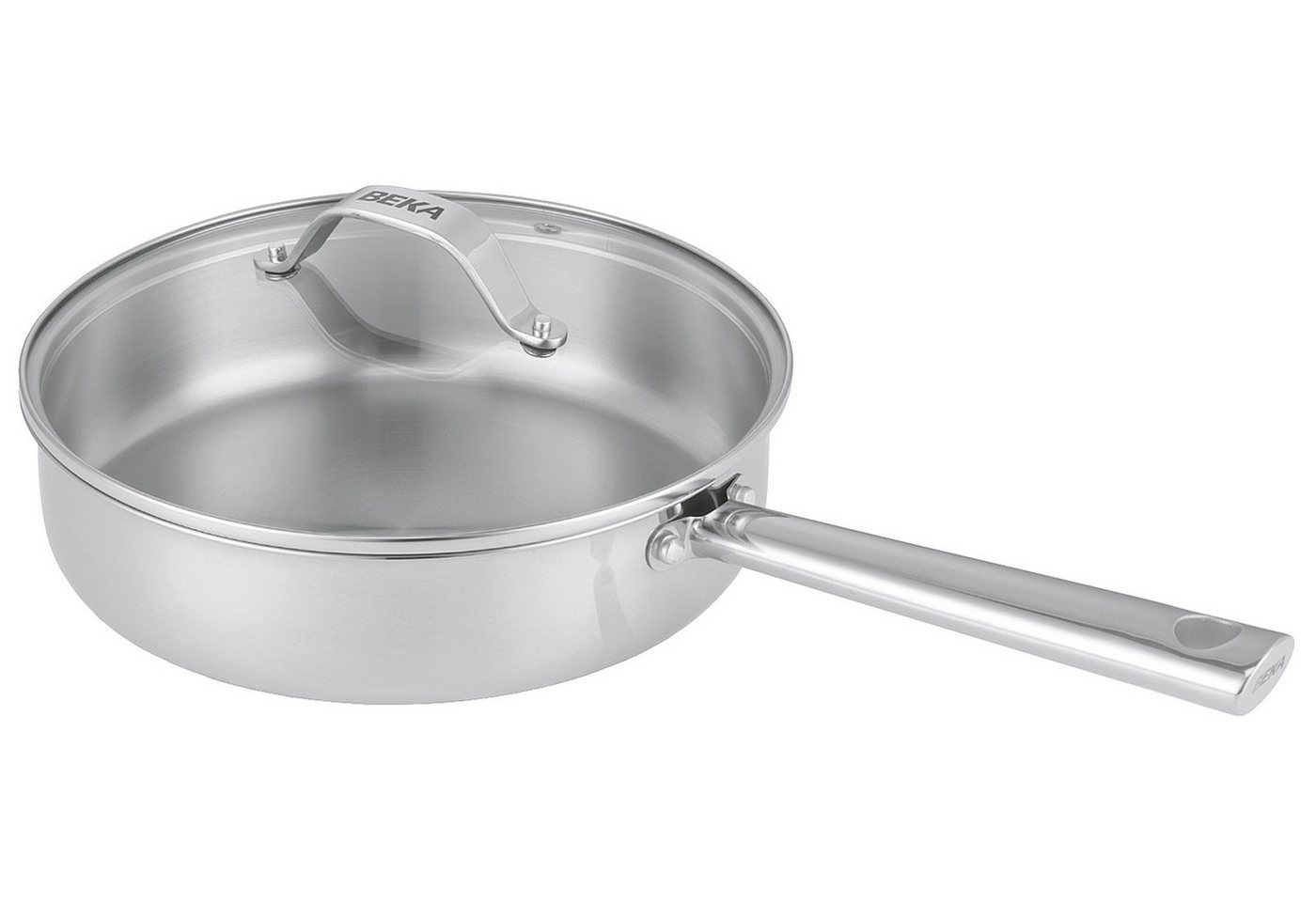 Beka Bratpfanne Bratpfanne Cicla, Edelstahl 18/10, Ø 28 cm, Induktion, ofenfest bis 200°C, spülmaschinenfest Beka Bratpfanne Bratpfanne Cicla, Edelstahl 18/10, Ø 28 cm, Induktion, ofenfest bis 200°C, spülmaschinenfest von Beka