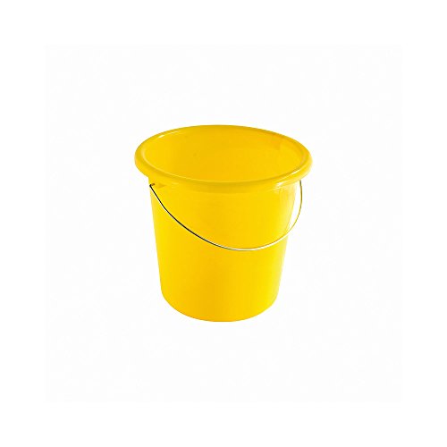 Esmeyer Teko Haushaltseimer aus Kunststoff mit Metallbügel und Messung, 10 l, gelb, Einheitsgröße Esmeyer Teko Haushaltseimer aus Kunststoff mit Metallbügel und Messung, 10 l, gelb, Einheitsgröße von Esmeyer