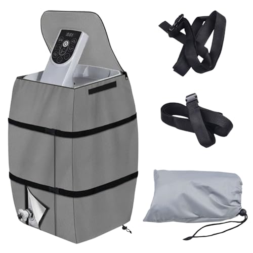 Abdeckung für Whirlpool Pumpe, Pumpenabdeckung für Whirlpool-Heizung, Spa Heizungspumpenabdeckung, Wasserdicht Staubdicht Whirlpool Abdeckung,Pump Cover Pumpenabdeckungen für viele Marken(Grau) von Bekasa