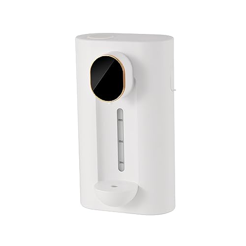 Automatischer Mundspülspender, 540 ml, wandmontiert, berührungsloser Mundspülspender für Badezimmer mit 3 einstellbaren Dosierstufen, Mundspülbehälter (weiß) von Bekasa