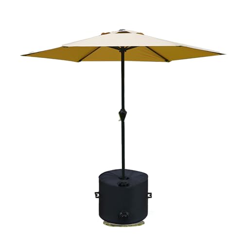 Bekasa Sandsack Gewicht 40L Wassergefüllt, Sonnenschirmständer Gewichte 1000D Polyester für Ampelschirme, Sonnenschirme, Schirmständer 44 x 44 x 31cm von Bekasa