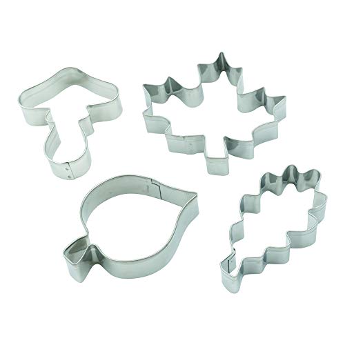 BekkiB 8804012 4er Set Blätter Pilz Ahorn Eiche Linde Ausstecher Ausstechform Blatt Deko Keks BekkiB 8804012 4er Set Blätter Pilz Ahorn Eiche Linde Ausstecher Ausstechform Blatt Deko Keks von BekkiB