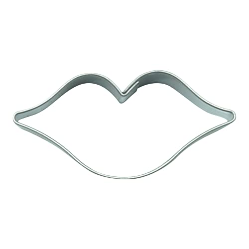 BekkiB - Ausstecher "Lippen" - ca. 5 cm lang - Spülmaschinengeeignete Mund-Ausstechform aus Edelstahl für Valentinstag - 3482 von BekkiB