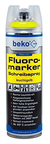 beko TecLine Fluoromarker Schreibspray 500 ml LEUCHTGELB 294 29 500 von BEKO