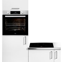 BEKO Backofen-Set "BBSM12340X", BBSM12340X, mit Teleskopauszug nachrüstbar, Simple Steam Reinigungsfunktion von Beko