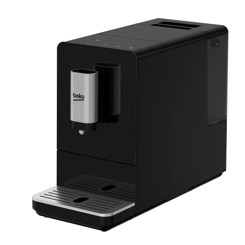 BEKO - CEG3190B - Automatische Espressomaschine mit integrierter Kaffeemühle, Tank 1,5 Liter, Druck 19 bar - Schwarz, 23,6 x 43,6 x 38 cm von Beko