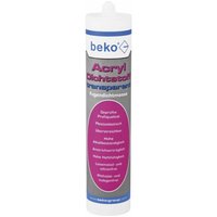 Acryl Dichtstoff Transparent 310ml - Beko von Beko
