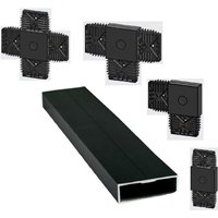 Beko - Aluminium Terrassen Unterkonstruktion System 20/60 schwarz eloxiert 2.000 mm von Beko