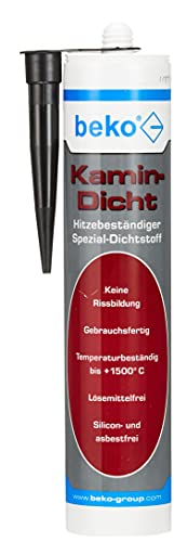 beko Kamin-Dicht 310 ml schwarz (bis +1.500° C) Hitzebeständiger Spezial-Dichtstoff 230 8 310 beko Kamin-Dicht 310 ml schwarz (bis +1.500° C) Hitzebeständiger Spezial-Dichtstoff 230 8 310 von beko