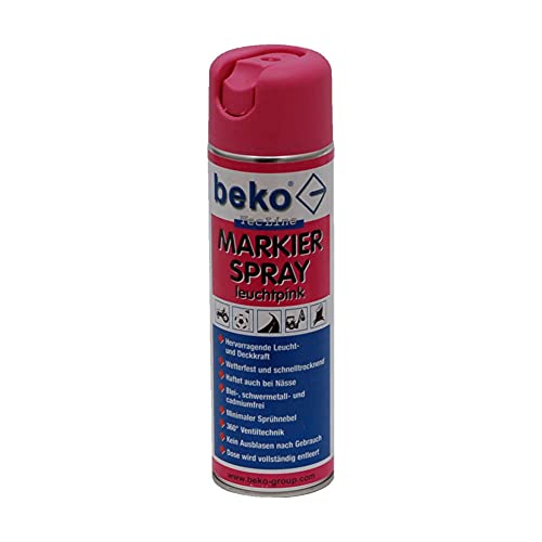 TecLine Markierspray 500 ml LEUCHTPINK von BEKO