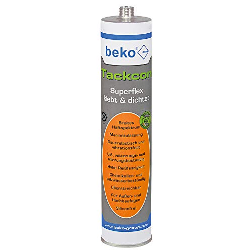 Beko Tackcon Hightec-Kleber 310 ml GRAU Shore 45 von Beko